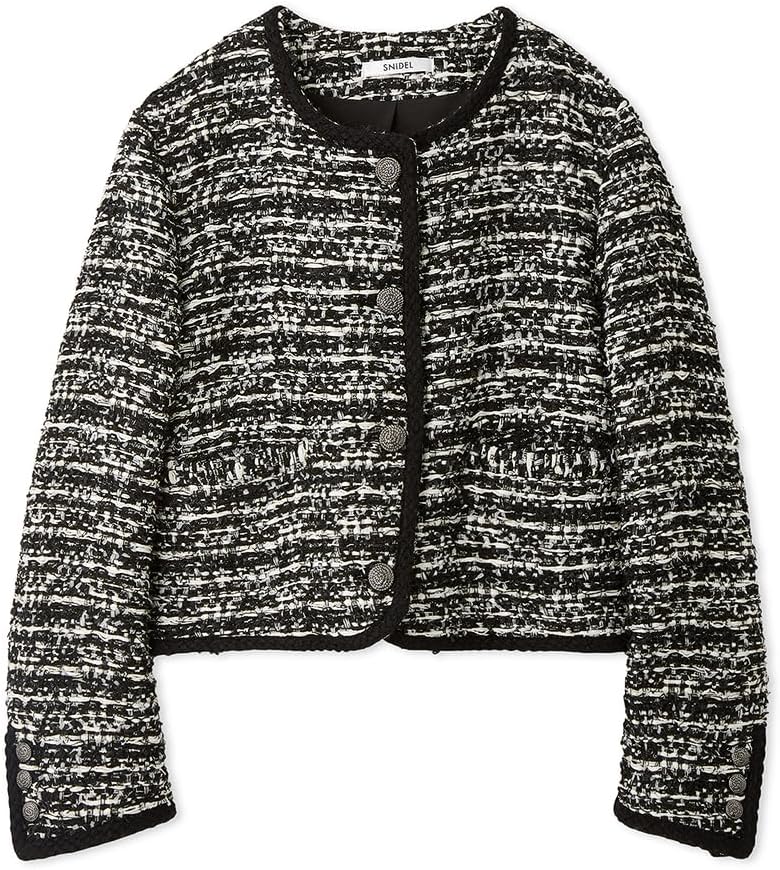 Amazon.co.jp: ミックスツイードジャケット SWFJ244084IVR0 : ファッション